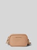 VALENTINO BAGS Handtas met labelapplicatie, model 'MIRAMAR' Beige