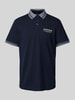 Tom Tailor Regular Fit Poloshirt mit Label-Print Marine