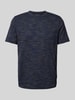 Tom Tailor Regular Fit T-Shirt aus Baumwoll-Mix mit Brusttasche Dunkelblau