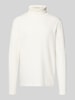 HECHTER PARIS Sweatshirt met col en logoprint Offwhite