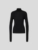 Lala Berlin Longsleeve aus reiner Baumwolle Black