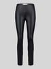 Raffaello Rossi Slim Fit Kunstlederhose aus Viskose-Mix Modell 'RESA' Black