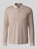 bugatti Poloshirt met borstzak Beige