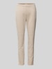 Christian Berg Woman Slim Fit Stoffhose mit elastischem Bund Camel