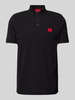 HUGO Poloshirt mit Label-Patch Modell 'Dereso' Black