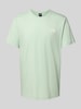 The North Face T-shirt met labelprint Mintgroen