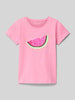 Tom Tailor T-Shirt mit Paillettenbesatz Pink