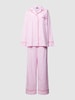 Polo Ralph Lauren Pyjama met borstzak, model 'Valentine' Felroze