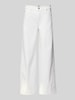 MAC Wide Leg Jeans im 5-Pocket-Design Modell 'Nevada' Offwhite