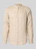 ARMANI EXCHANGE Freizeithemd mit verdeckter Knopfleiste Beige