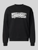 Hugo Blue Regular fit sweatshirt van puur katoen, model 'NEWIREX' Zwart