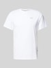 Forét T-Shirt mit Label-Print Modell 'STILL' Weiss