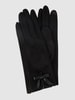 EEM Handschuhe in Veloursleder-Optik Schwarz