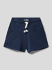 Mango Sweatshorts aus reiner Baumwolle mit Eingrifftaschen Modell 'lea' Marineblau