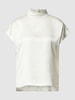 HUGO Bluzka ze stójką model ‘Caneli’ Złamany biały