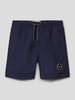 Shiwi Badehose mit Label-Patch Modell 'MIKE' Blau