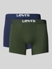 Levi's® Trunks mit elastischem Logo-Bund im 2er-Pack Dunkelgruen