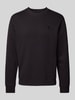 Scotch & Soda Sweatshirt mit gerippten Abschlüssen Black