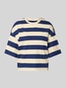 s.Oliver RED LABEL Oversized T-Shirt aus reiner Baumwolle Marine
