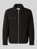 Jack & Jones Premium Overhemdjack met borstzakken, model 'RUSSEL' Donkerbruin