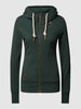 Ragwear Sweatjack met steekzakken, model 'PAYA' Donkergroen