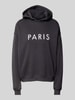 Gina Tricot Oversized Hoodie mit Statement-Print Black