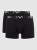 Emporio Armani Trunks mit Stretch-Anteil im 2er-Pack Black