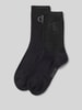 Calvin Klein Jeans Socken mit elastischem Rippenbündchen im 2er-Pack Black