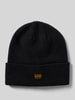 G-Star Raw Beanie mit Label-Patch Modell 'Effo' Black