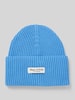 Marc O'Polo Beanie aus reiner Baumwolle Blau