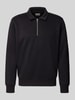 JACK & JONES Regular Fit Sweatshirt mit Baumwoll-Anteil Modell 'Bradley' Black