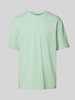 SERGIO TACCHINI T-shirt met labelstitching, model 'SIMBA' Mintgroen