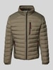 Tom Tailor Regular Fit Steppjacke mit Stehkragen Khaki