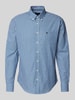 Fynch-Hatton Regular Fit Freizeithemd mit Button-Down-Kragen Blau