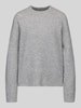 VERO MODA oversized pullover met wol model 'BOOM' Lichtgrijs