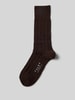 Falke Socken mit Label-Detail Modell 'LHASA' Dunkelbraun