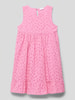 s.Oliver RED LABEL Kleid mit Lochstickerei Pink