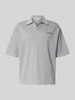 Redefined Rebel Regular Fit Poloshirt mit Logo Modell 'Eddie' Mittelgrau Melange