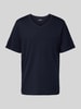 Jack & Jones T-shirt met V-hals, model 'ORGANIC BASIC' Donkerblauw