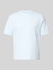 s.Oliver RED LABEL regular fit T-shirt van puur katoen Lichtblauw