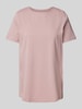 Sloggi T-shirt met geribde ronde hals Mauve