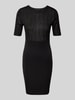 ARMANI EXCHANGE Knielanges Kleid mit Rundhalsausschnitt Black