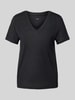 s.Oliver RED LABEL T-shirt o kroju regular fit z czystego lnu 