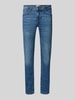 MCNEAL Slim Fit Jeans im aus Bio-Baumwoll-Mix 5-Pocket-Design Hellblau Melange