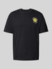 MCNEAL T-shirt met motiefprint, model 'PAXTON' Zwart
