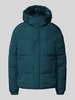 Jack & Jones Steppjacke mit Kapuze Modell 'BRADLEY' Petrol