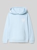 Jack & Jones Hoodie met labelprint en kangoeroezak Bleu