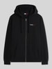 Tommy Jeans Bluza rozpinana o kroju relaxed fit z mieszanki bawełny Czarny