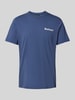 Barbour T-Shirt mit Label-Print Bleu