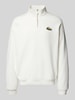 Lacoste Sweatshirt mit Label-Detail Weiss